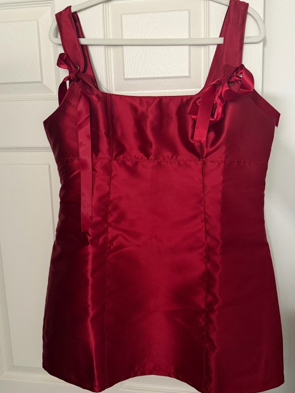 Dolls Kill PIXIE STARDUST MINI DRESS - BURGUNDY
